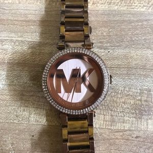 Michael Kors rose gold watch